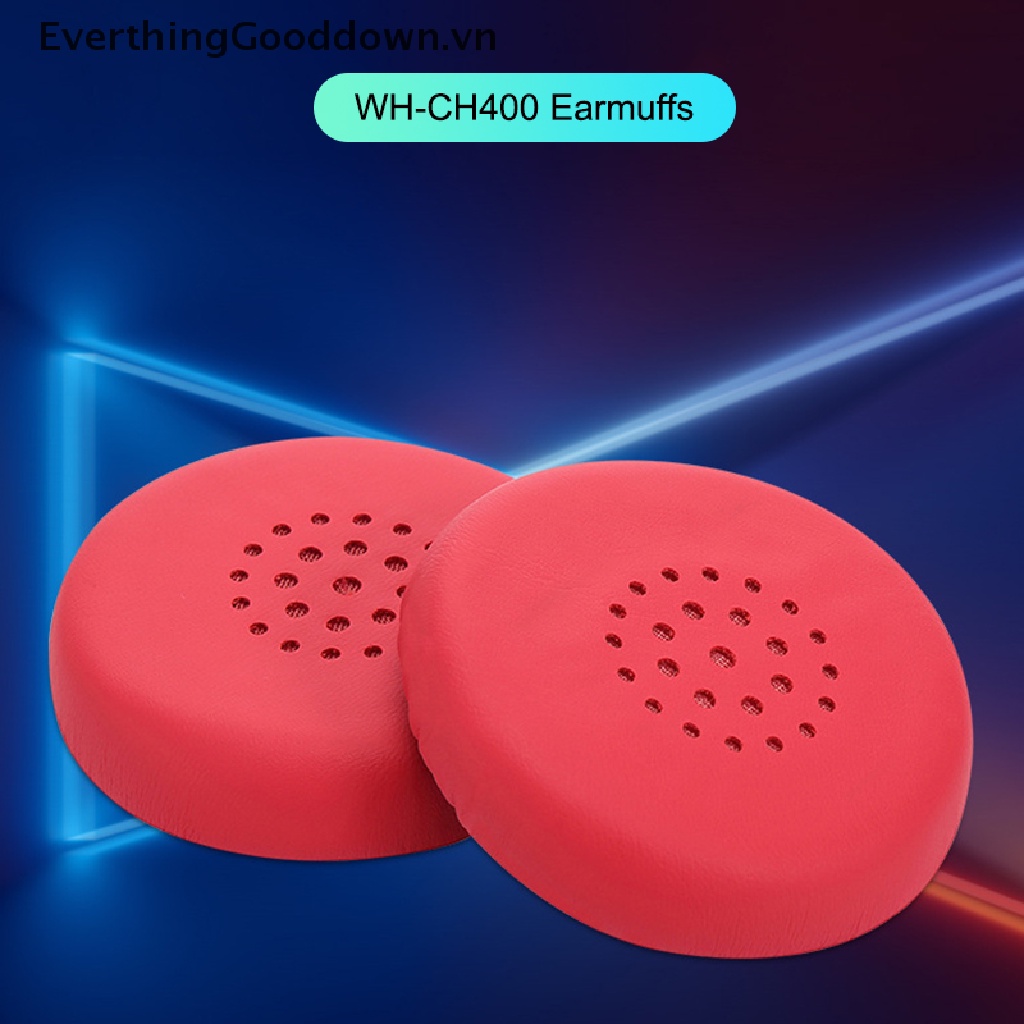 Đệm Bọc Bảo Vệ Tai Nghe Chụp Đầu Bằng Da + Xốp Thay Thế Tiện Dụng Cho Sony WH-CH400