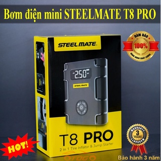 Bơm điện tử mini t8 pro , bơm điện tử t8 ,bơm mini tích hợp kích bình ô tô
