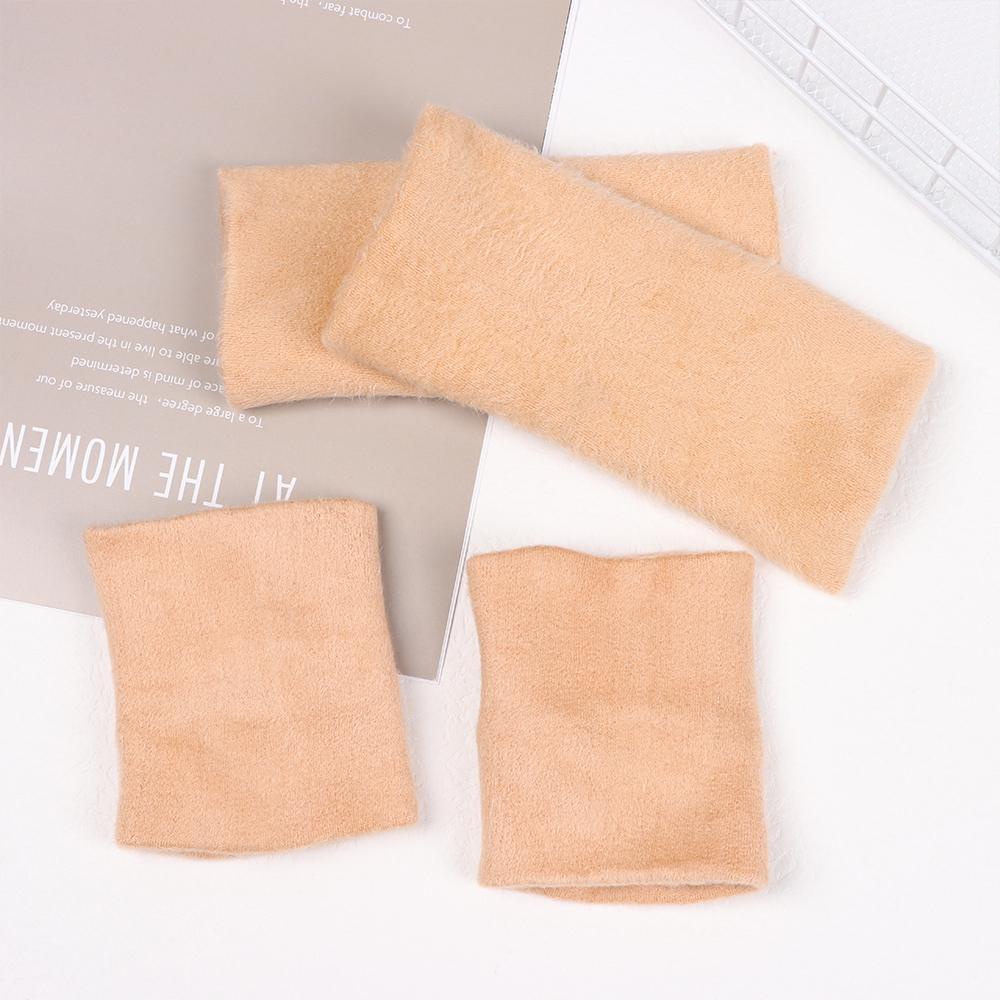 Muvako Băng Đeo Cổ Tay Đan Len cashmere Thoáng Khí Giữ Ấm Mùa Đông Cho unisex