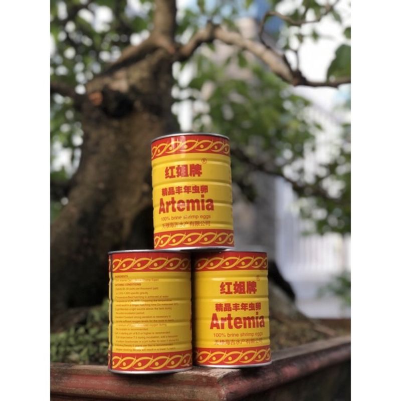 ATERMIA LON VÀNG , ATERMIA ẤP NỞ CHO CÁ 7 MÀU , GUPPY VÀ BETTA , THỨC ĂN CHO CÁ