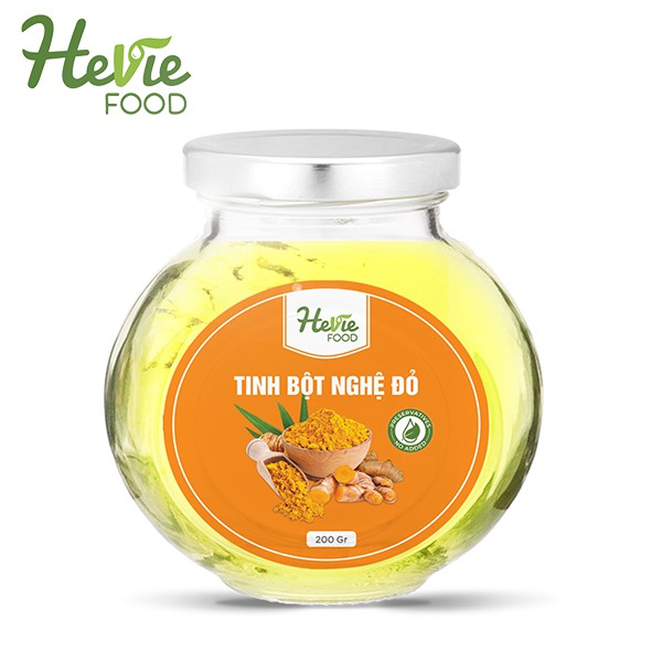 Tinh bột NGHỆ ĐỎ 200g HeVieFood