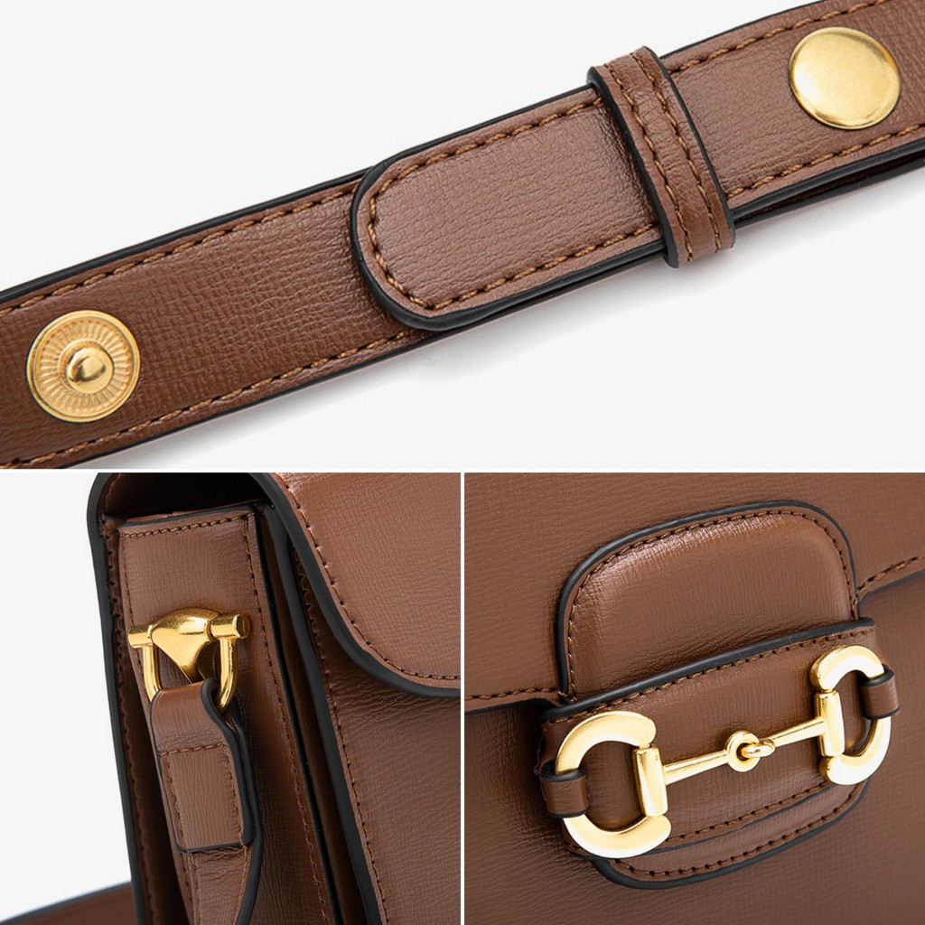 [Mẫu mới nhất 2020] Túi xách nữ đeo chéo GG Hàm thiếc ngựa size 22 cm | BigBuy360 - bigbuy360.vn