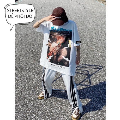 Áo Phông Tay Lỡ Form Rộng Min Room, Áo Thun Unisex Freesize Nam Nữ ART ATART | BigBuy360 - bigbuy360.vn