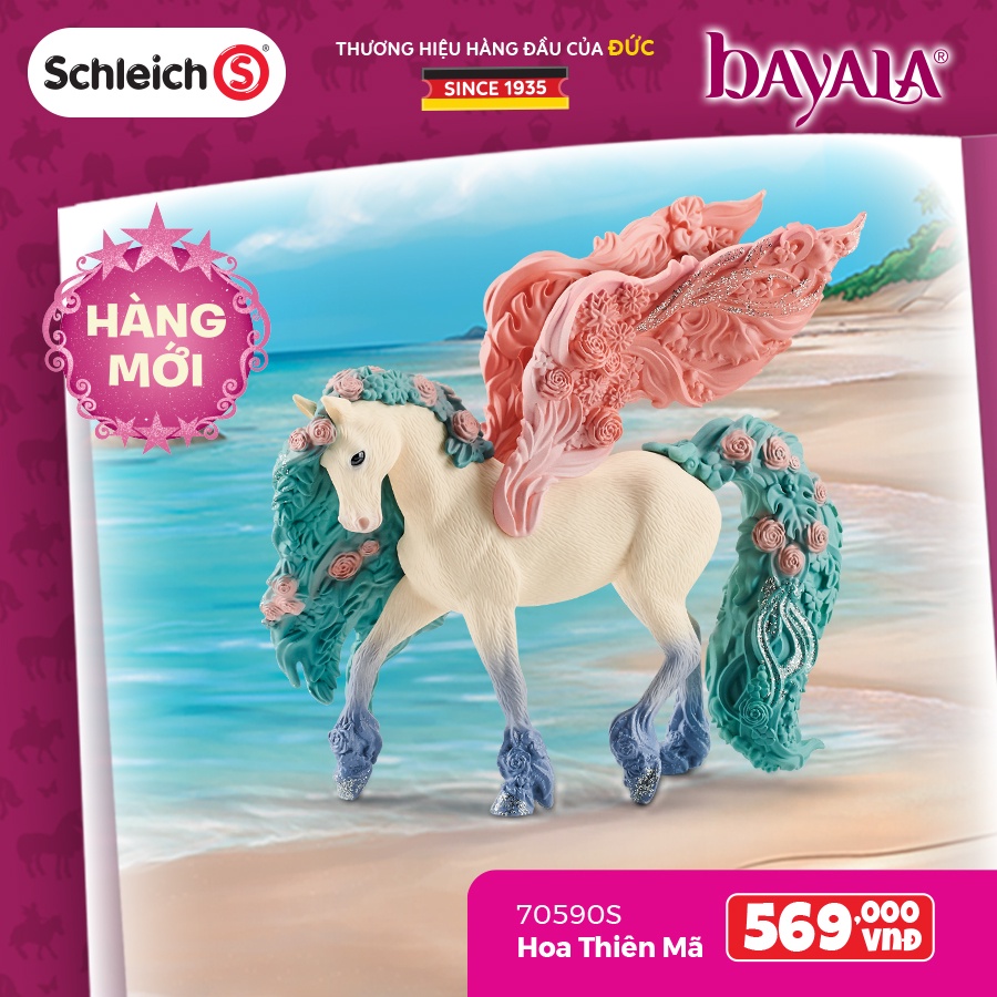 Đồ Chơi Mô Hình SCHLEICH Hoa Thiên Mã 70590S