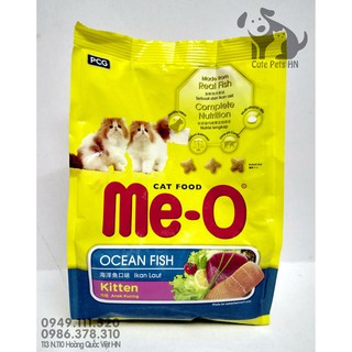 Thức ăn cho mèo con meo kitten ocean fish 400g - vị cá biển - cutepets