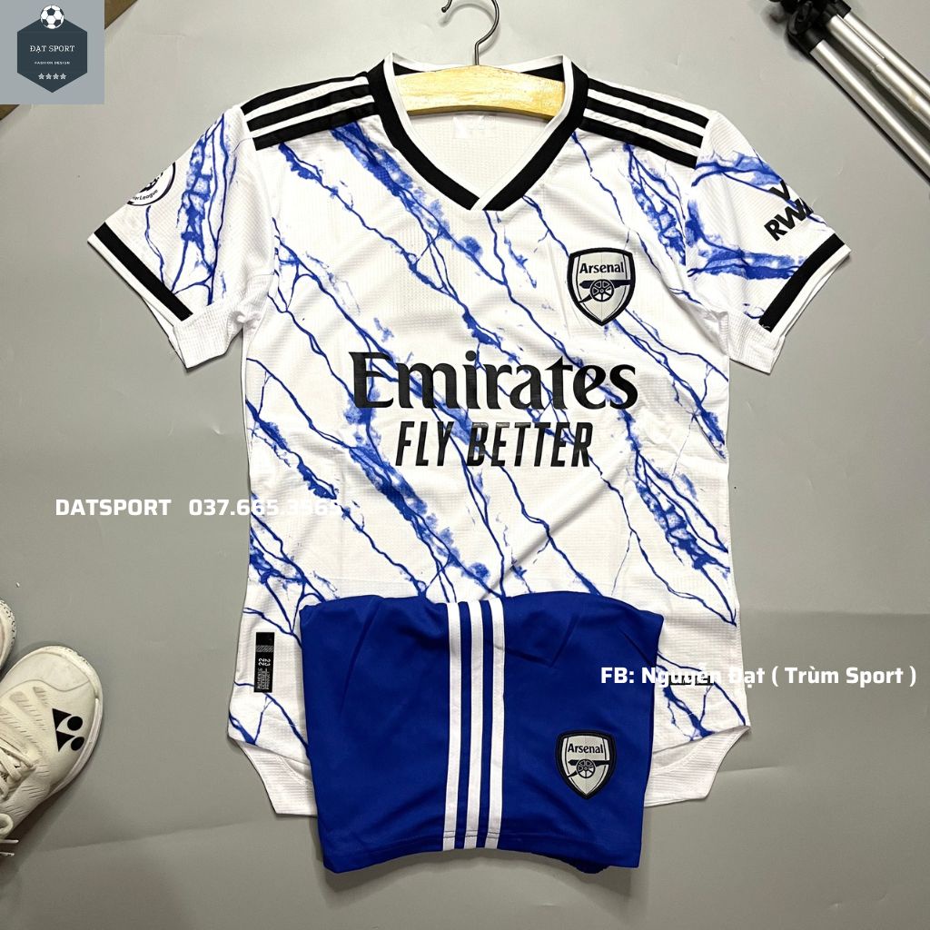 Áo Đấu ARSENAL 2021/22 ⚡Freeship⚡ Bộ Quần Áo Bóng Đá Arsenal Mùa 2021/22 Hàng Gai Thái Cao Cấp  - Cam kết 100% như hình
