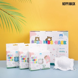 Khẩu trang gấu 3d cho bé Noppi Mask 7 cái/set