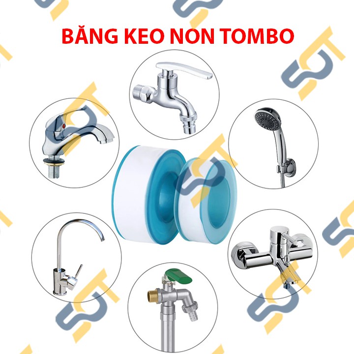 [GIÁ CHỈ TỪ 3K] Keo cao su non, băng tan keo lụa, cuốn khớp nối ren ống các loại CHỐNG RÒ RỈ NƯỚC - Cuộn dài 10m Giá rẻ