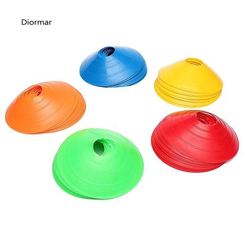 Set 10 đĩa nhựa hình nón dùng để luyện tập bóng đá