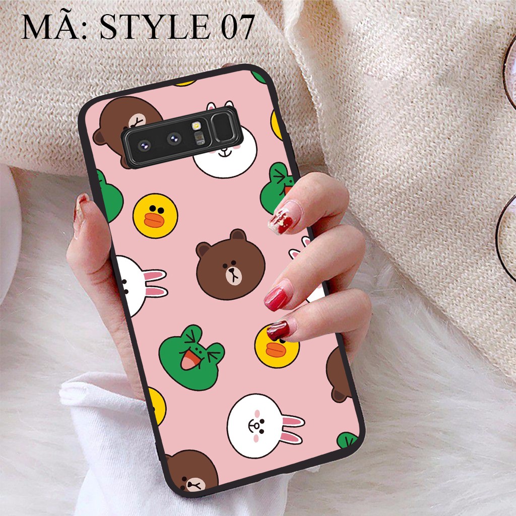 Ốp lưng Samsung Note 8 viền dẻo TPU BST Phong cách