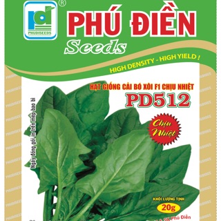 Hạt giống bó xôi chịu nhiệt PD512