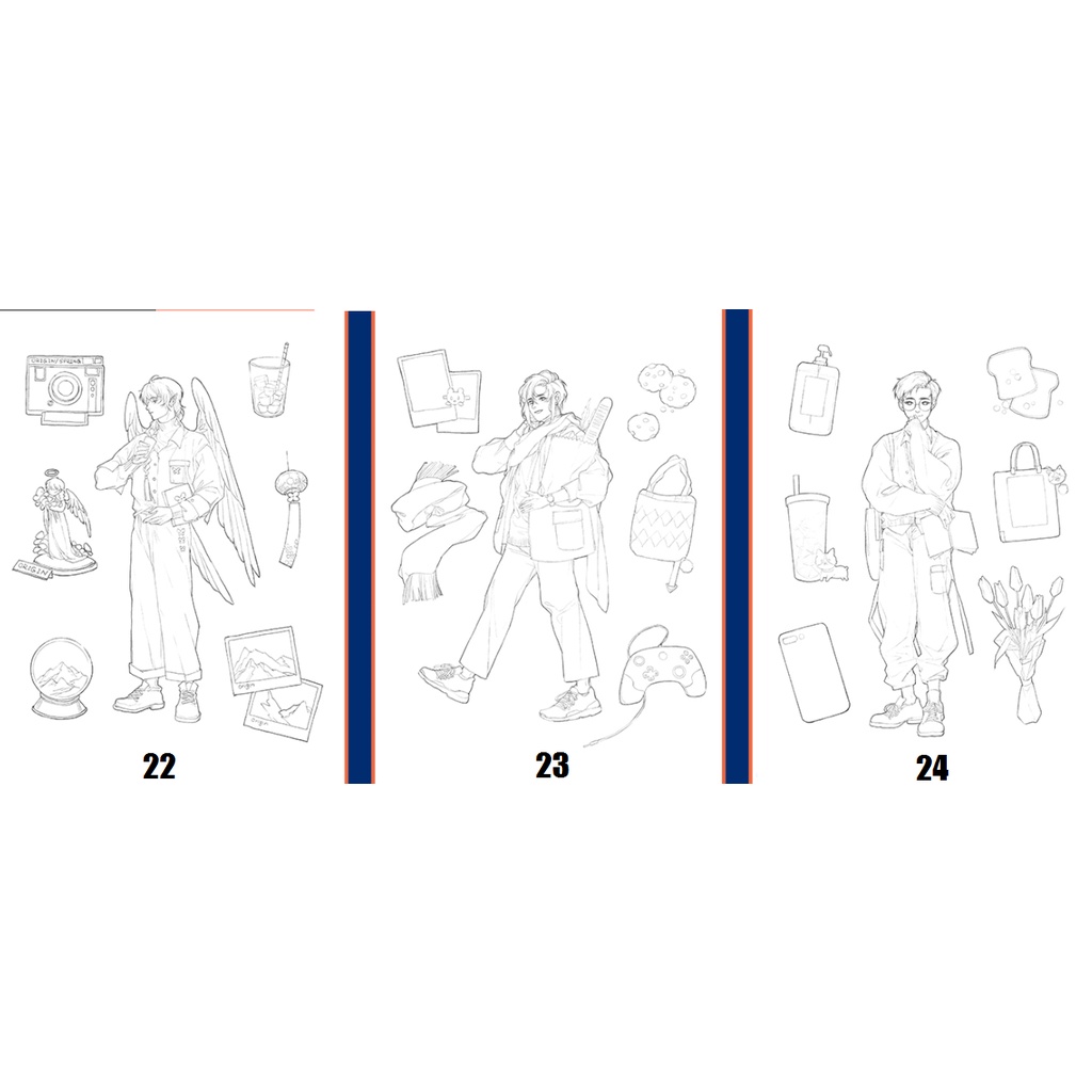 Line art a4 300gsm Philiko và Quang Tử xưởng Angel