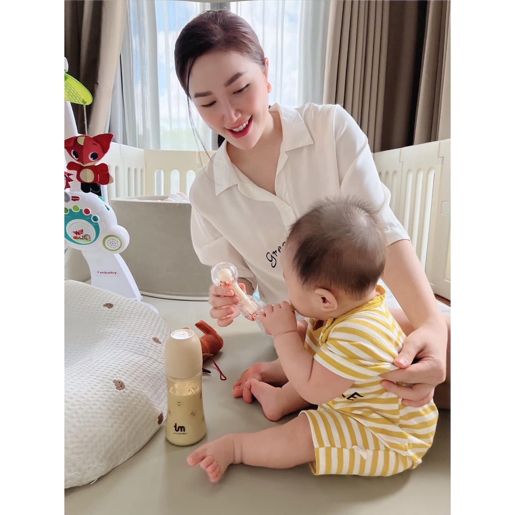 Bình hút Tovi and Molly , Bình hút Thỏ - Sóc 180ml/280ml Hàn Quốc chính hãng