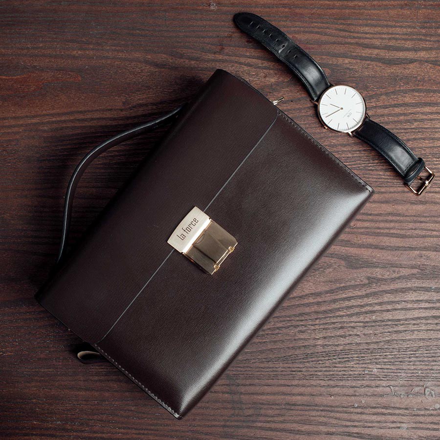 Ví Cầm Tay LAFORCE Khóa Số Cao Cấp VCTLA9803-2-N Tặng Tất Nam Cao Cấp