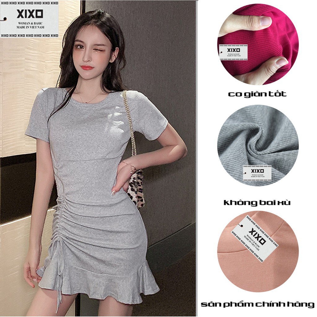Đầm body ulzzang dây rút đuôi cá / Váy body sexy ( ảnh thật cuối) | BigBuy360 - bigbuy360.vn