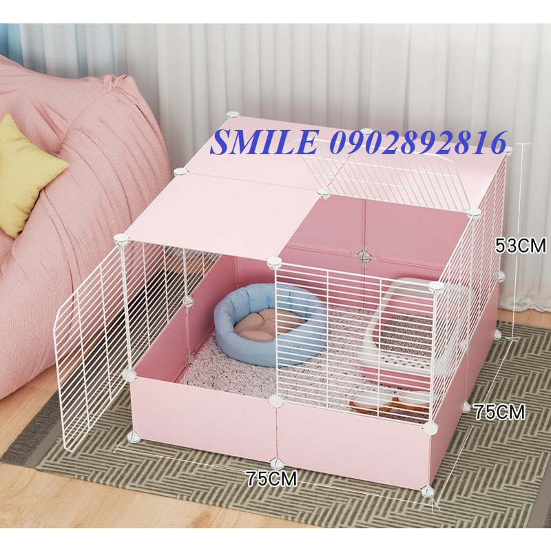 [MẪU MỚI] BÁN THEO BỘ CHUỒNG, LỒNG CHO THÚ CƯNG 4 Ô CHÓ MÈO THÚ CƯNG NHIỀU MÀU, SIÊU RỘNG THOẢI MÁI