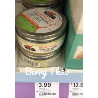 Kem bơ đậm đặc phòng chống trị rạn da Palmer's cocoa tummy butter strech marks hàng xách tay UK 125 gam vỏ mẫu mới