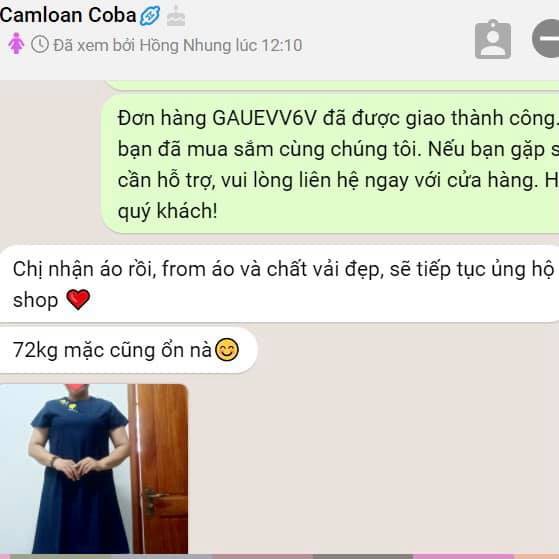 Đầm Thiết Kế Trung Niên MIUCO, Đầm Thêu Hoa Vàng / Kiểu dáng đơn giản, thêu hoa tinh tế - Đầm tặng mẹ BigSize [Miu018]