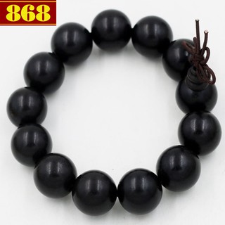Chuỗi đeo tay gỗ mun 18 ly hl