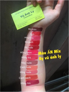 Màu đỏ rượu làm son HandMade