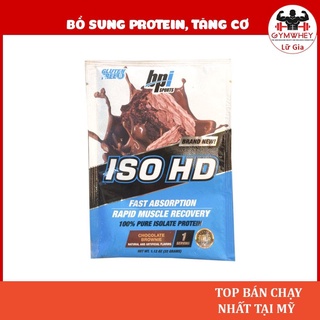 [GIÁ TỐT NHẤT] Sample Dùng Thử Bổ Sung Protein Giúp Tăng Cơ Bpi Sports ISO HD 100% PURE ISOLATE PROTEIN - 1 Lần - thumbnail