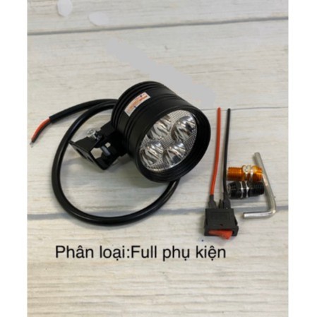 Đèn LED trợ sáng L4 ngắn 3 chế độ - 20W