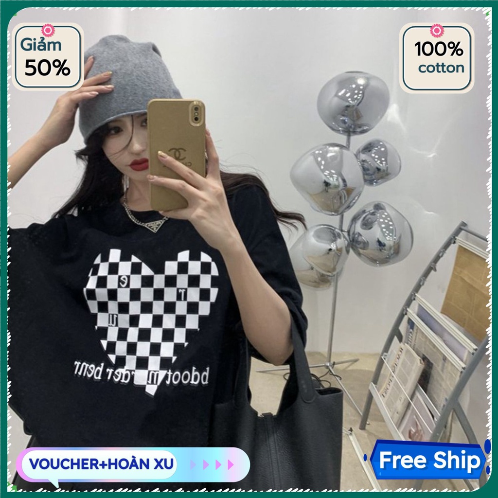 Áo phông tay lỡ nam nữ, áo thun unisex form rộng chất cotton mát mịn thấm hút mồ hôi hot | BigBuy360 - bigbuy360.vn