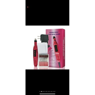 Máy mài móng mini cầm tay làm nail [kèm đủ dây cắm + hộp đầu mài đi kèm]