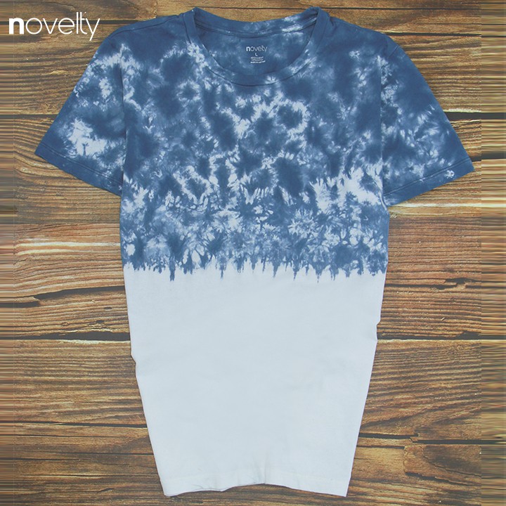 Áo thun nam Tiedye cổ tròn basic vải cotton thoáng mát Regular Fit Novelty 210142N