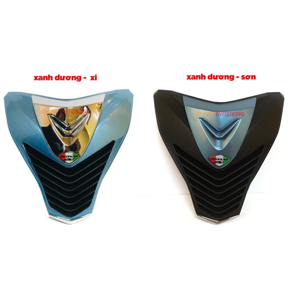 Mặt nạ chế Wave a 110 2017 - 2019 mẫu mới độ kiểu Sh Ý ( hàng dày cao cấp L1 )  Ảnh thật Sp