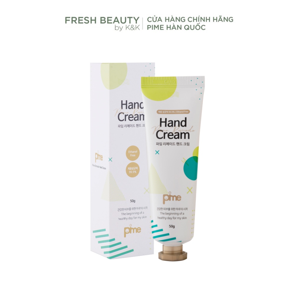 Kem dưỡng da tay Pime Remade Handcream làm mềm da, cải thiện nứt nẻ, khô ráp cho da trắng sáng mịn màng 50g