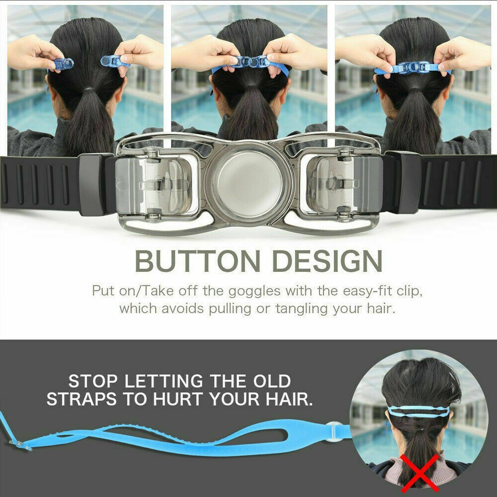 Kính Bơi Silicone Chống Sương Mù Chống Thấm Nước Chuyên Nghiệp Cho Nam Nữ