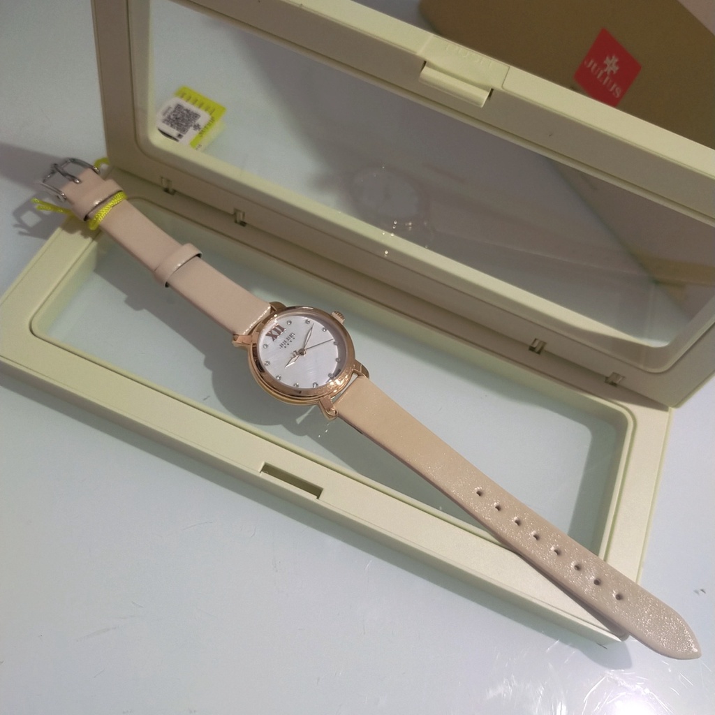 Đồng Hồ Nữ Julius JA-945 JU1178 dây da 5 màu xinh xắn