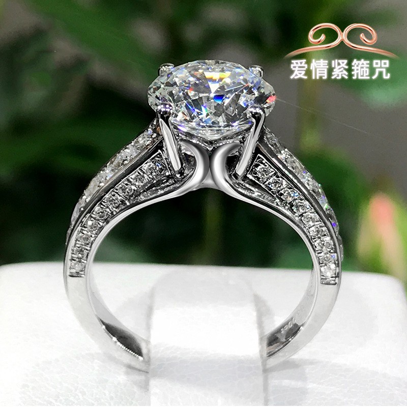 Nhẫn bạc tình yêu 925 Đồ trang sức có thể điều chỉnh