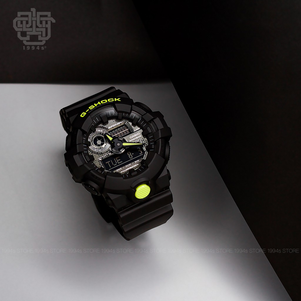 Đồng hồ nam Casio G-SHOCK GA-700 / GA-700DC-1A chống va đập, hàng chính hãng
