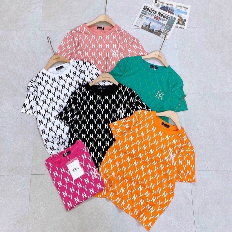 Áo Phông NY From rộng, Chữ Thêu🥰