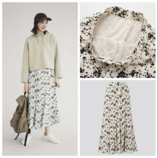 🌹🌿❤ Váy Uniqlo dáng tiên cá Vicose Printed Mermaid