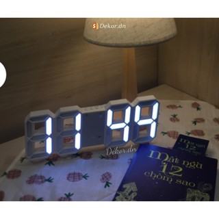 Đồng Hồ Led 3D Treo Tường, Để Bàn Thông Minh TN828 Smart Clock
