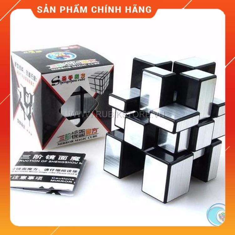 Đồ chơi Rubik biến thể Shengshou Mirror Bump silver stickers -SP004856