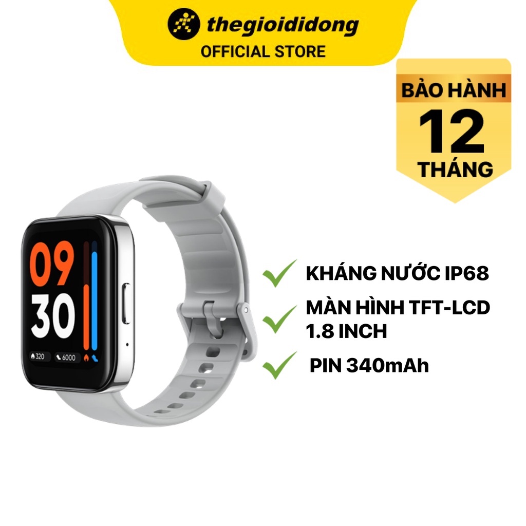 Đồng hồ thông minh Realme Watch 3 dây cao su
