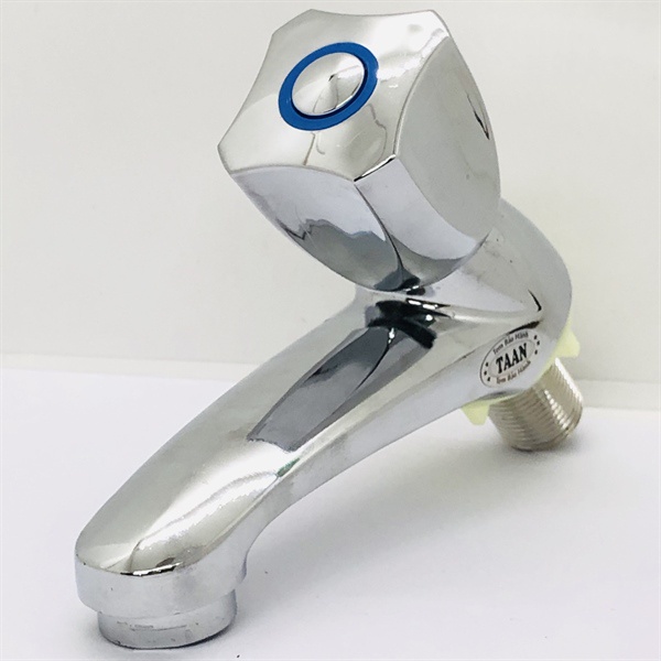 Vòi lavabo inox xi - chân đồng thau loại tốt