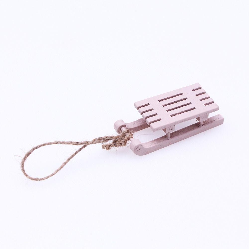 CHOOKEY Mô Hình Ván Trượt Tuyết Bằng Gỗ Dùng Trang Trí Nhà Búp Bê