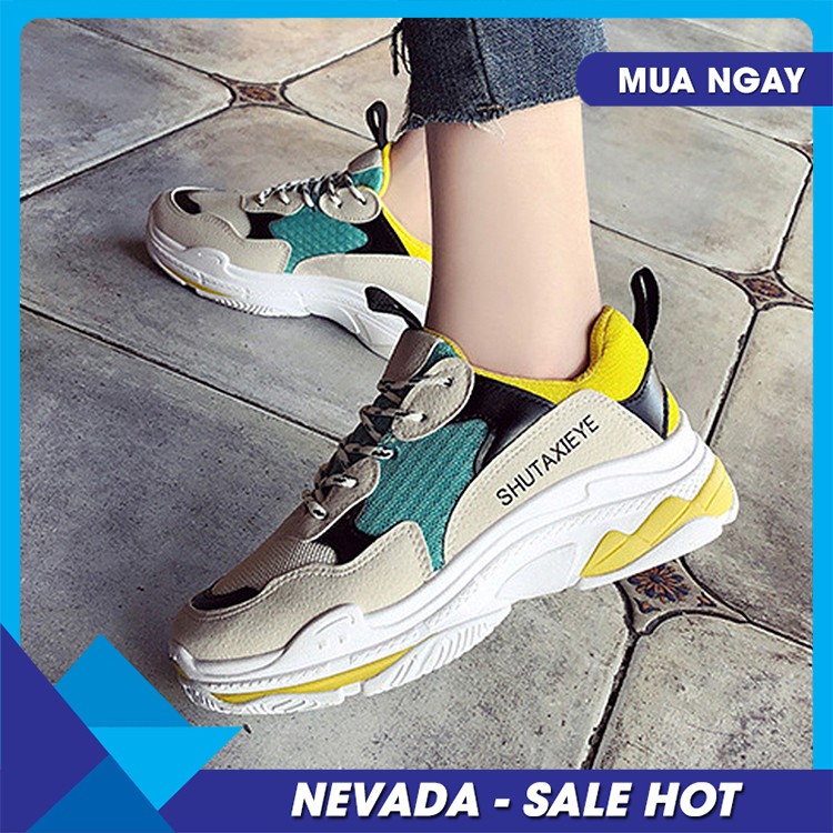 ⚡️GIÀY NỮ HOT 2019⚡️Mẫu Mới Giày Thể Thao Nữ 5cm, GIÀY ULZZANG có ảnh thật NEDA2585