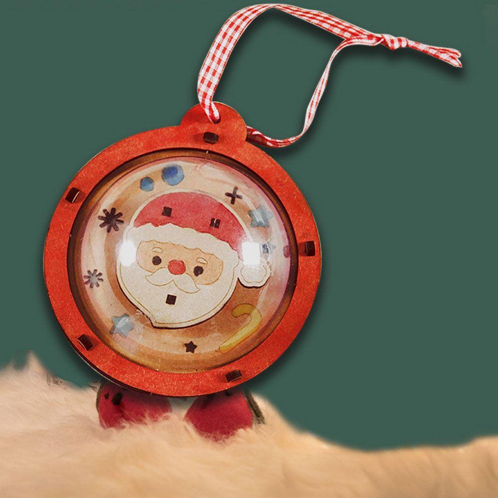 ZAIJIE24 Phụ Kiện Treo Trang Trí Giáng Sinh Thủ Công Diy