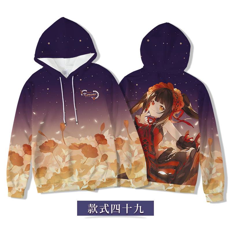 Yyds Áo Khoác Hoodie Unisex Dáng Rộng In Hình Anime DATE A LIVE Phong Cách Nhật Bản Thời Trang Thường Ngày