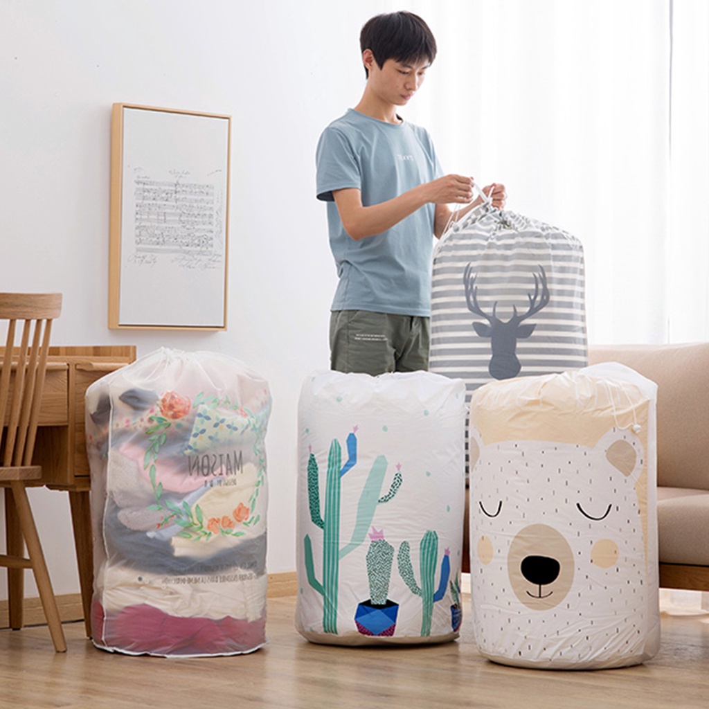 Túi rút chống thấm nước đựng quần áo, chăn màn kích thước lớn 82x43 cm