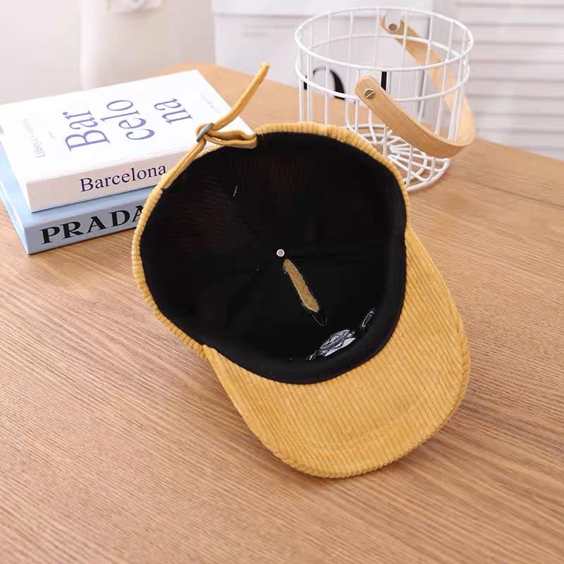 Mũ len lưỡi trai lông xù quả bông cho bé trai bé gái thêu các hình dễ thương , phù hợp 5 tháng - 4 tuổi