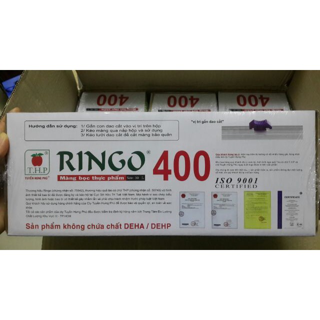 Màng bọc thực phẩm Ringo R400BN 30cm