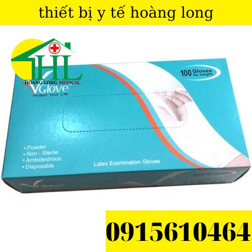 [CHÍNH HÃNG] Găng tay y tế VGLOVE có bột size S, M, L