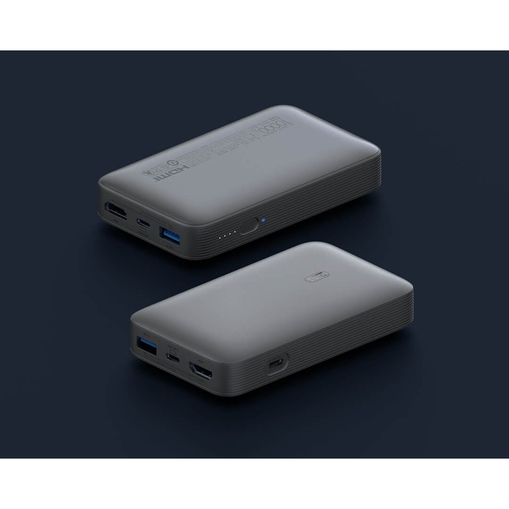 Pin sạc dự phòng 10000mAh kiêm Hub USBC, HDMI ZMI QB816